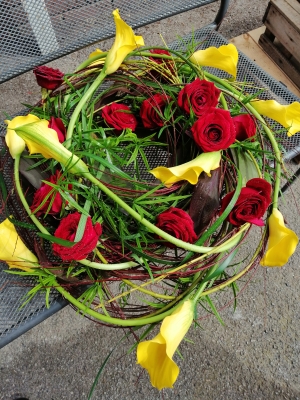 Rustic Vibrant Wreath