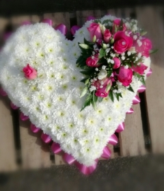 Traditional Cerise Heart